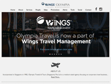 Tablet Screenshot of olympia-travel.com